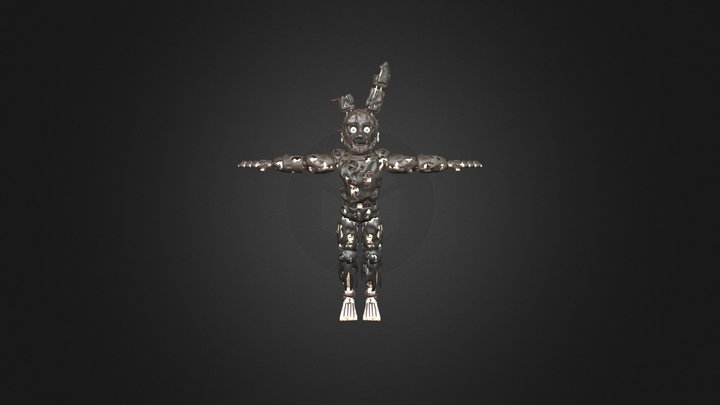 Stylized Springtrap by McLazyCraft - FNaF 3D Model