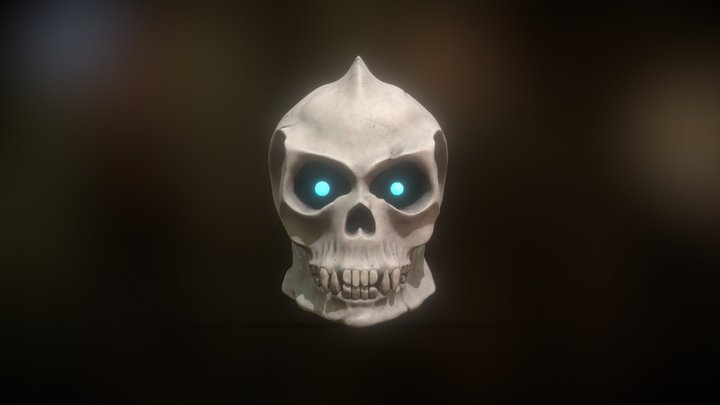 Demon skull 3D Model