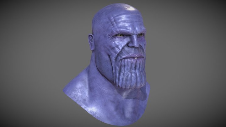 Thanos Bust 3D Model