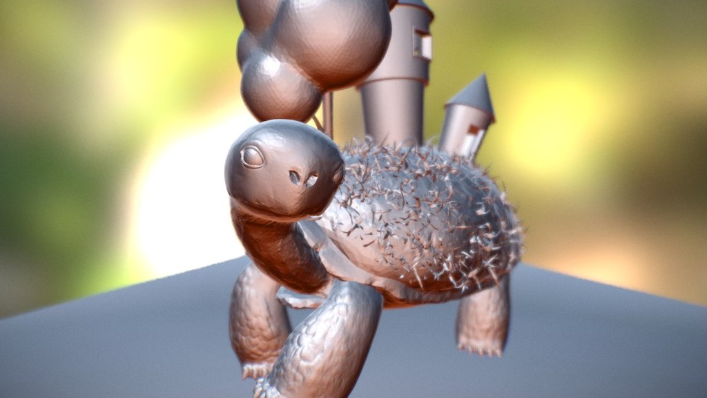 SculptJanuary#8 Turtle
