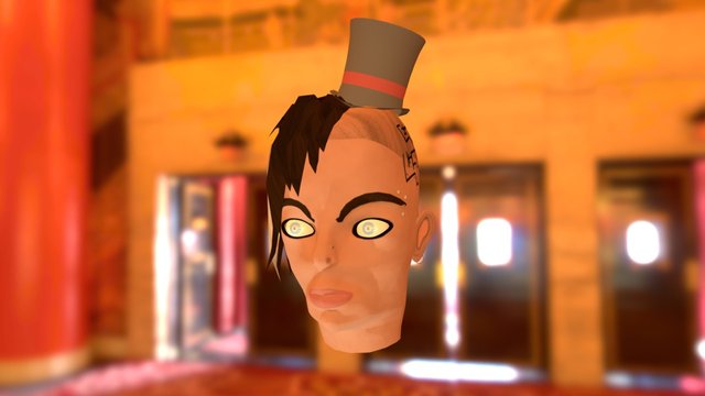 3D Character Head "Charmer" 3D Model