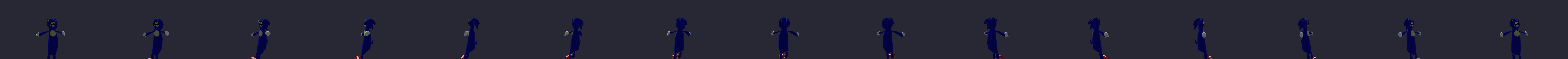 Sonic the tilt-hog 3D Model