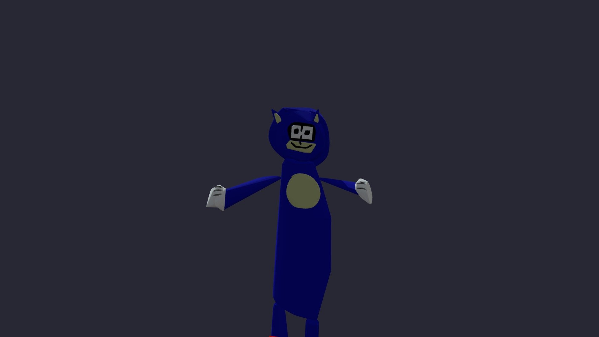 Sonic the tilt-hog — Sketchfab embed 3D viewer