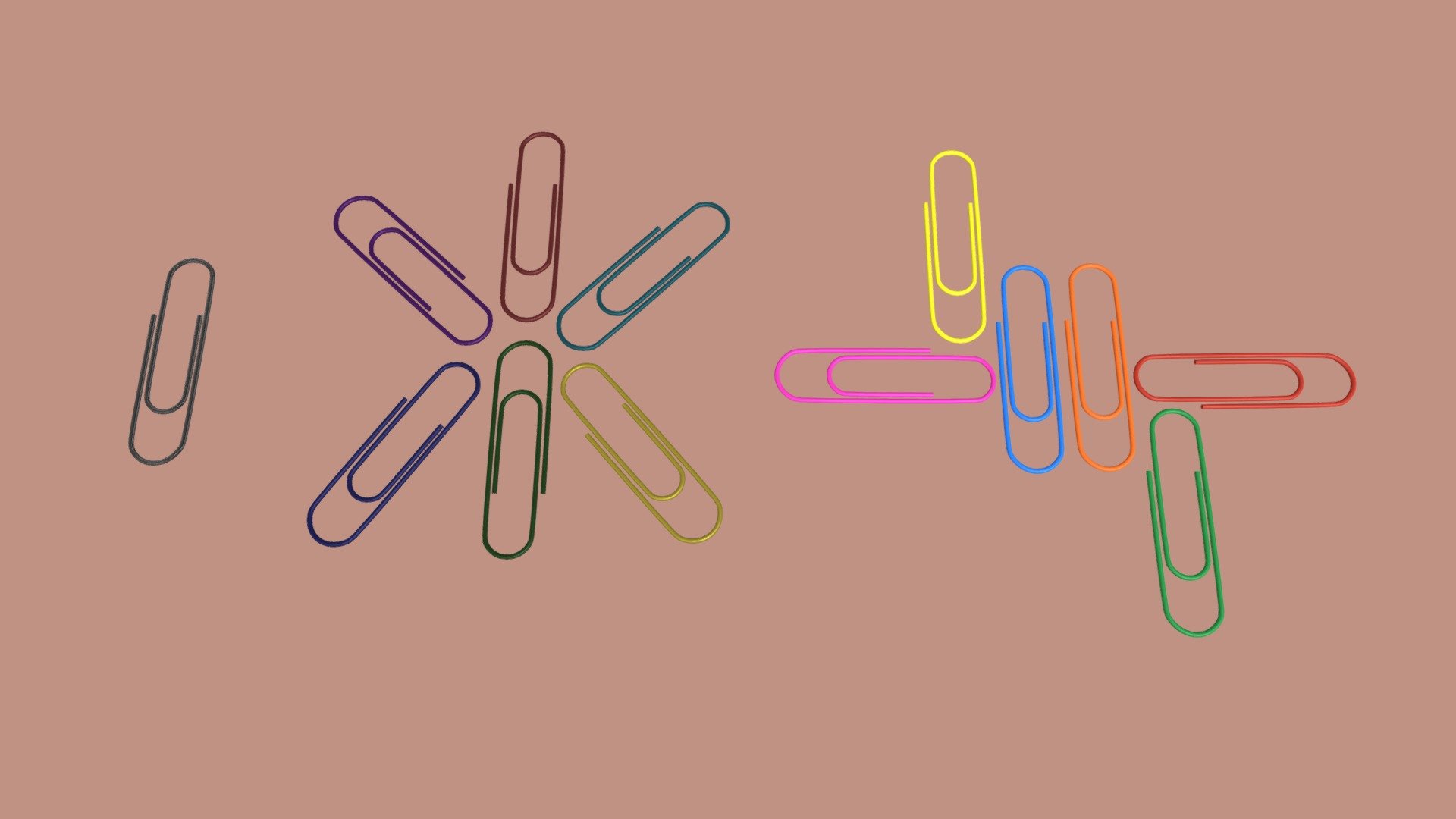 Buncha Paperclips Download Free 3D model by Maggatron (MaggaModels