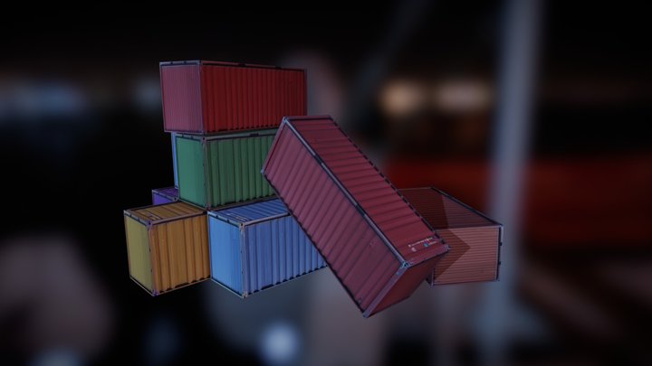 Containers 3D Model