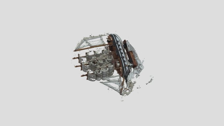 5 корабль 3D Model