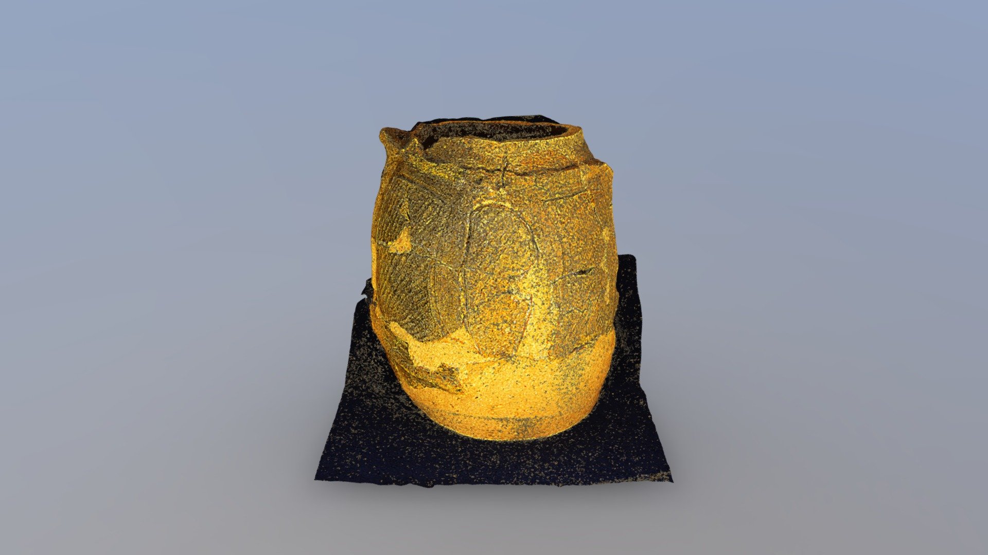 堀之内式小型土器（君津市三直貝塚）　観察記録3Dモデル（ファイル縮小版）