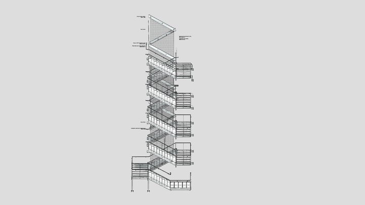 Stair 2 3D Model