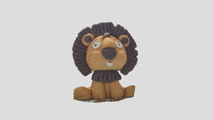 Toy Lion 3D Model