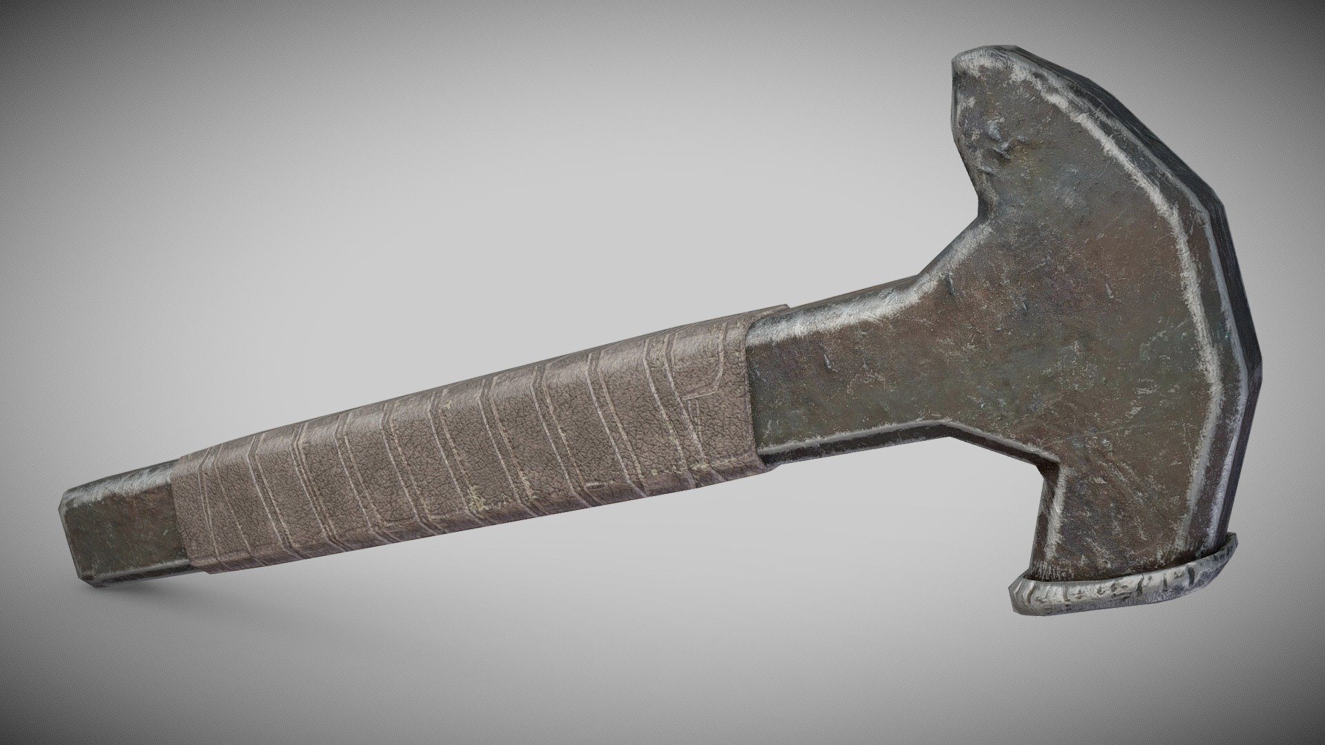 old crafted damaged sledgehammer er1 Buy Royalty Free 3D model by