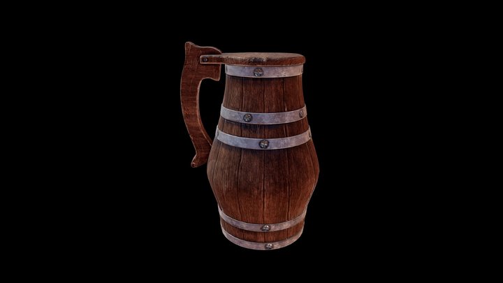 Medieval Jug 3D Model