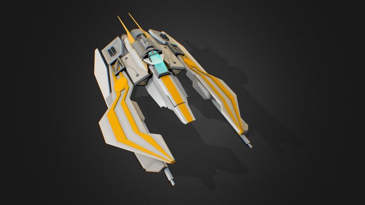 T46-E Borealis Interceptor 3D Model