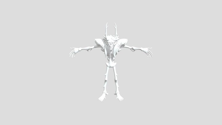 Creepy Forest Creature 3D Model