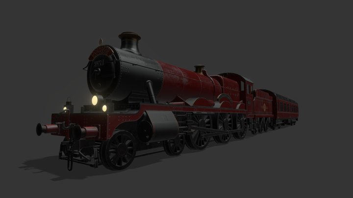 HogwartsExpress of Harry Potter 3D Model