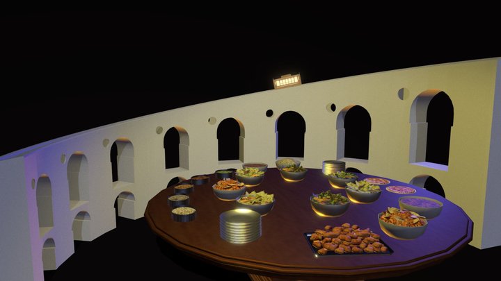 LAPA - Buffet 3D Model