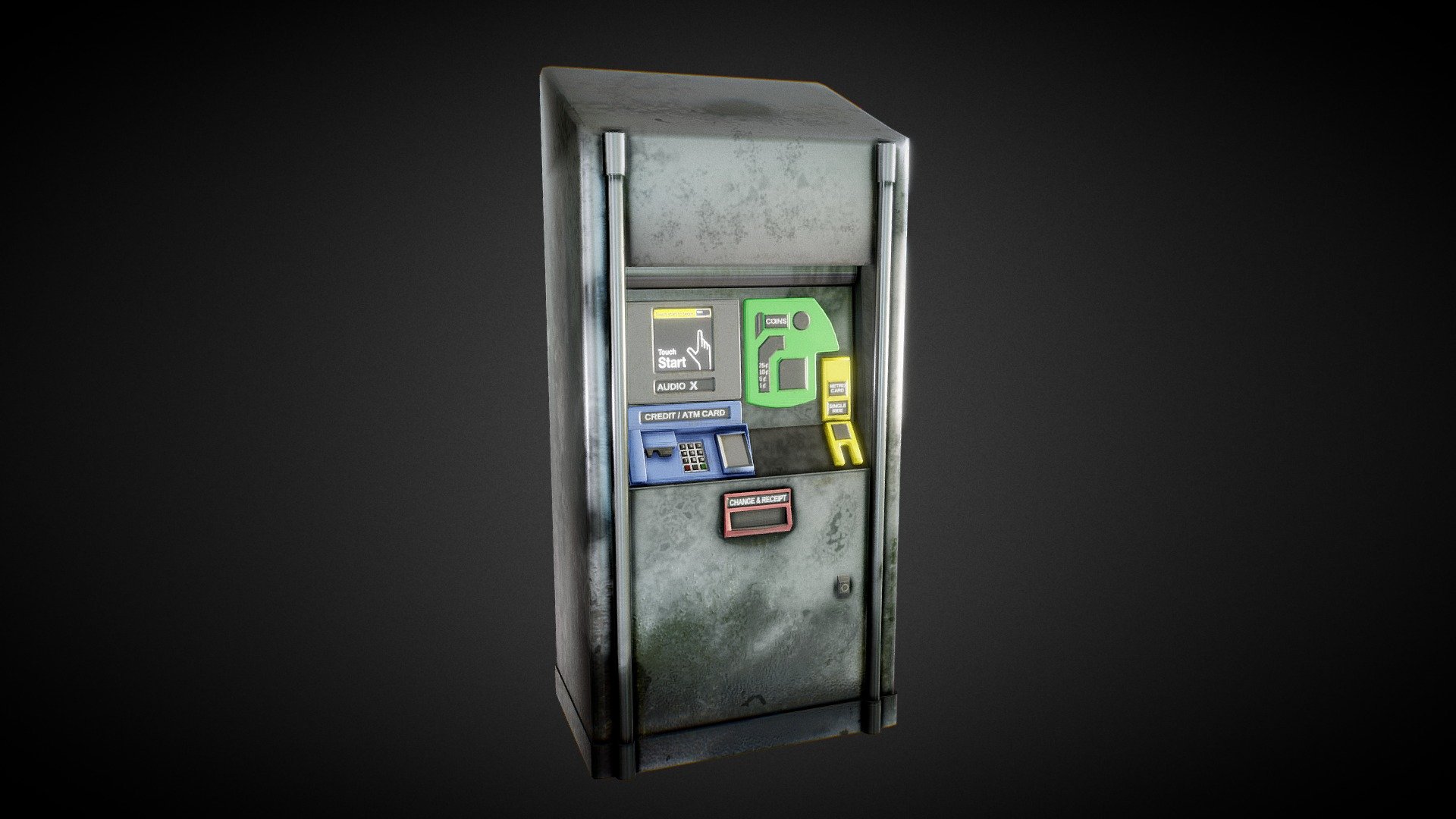 NYC Subway - Ticket Machine - Buy Royalty Free 3D model by Nathan ...