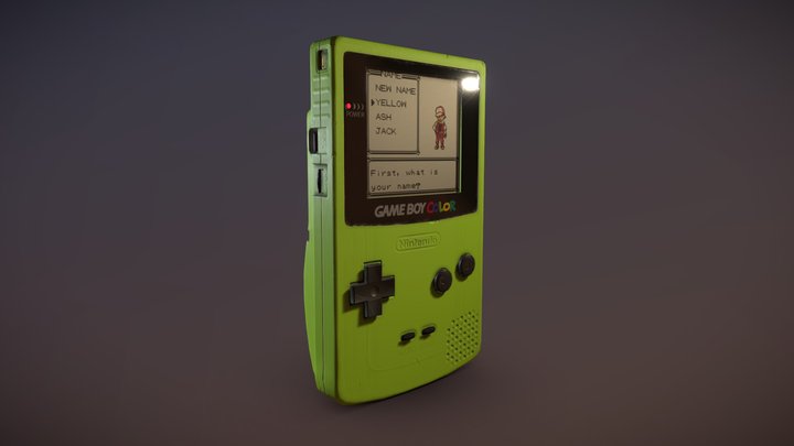 Game Boy Color 3D Model