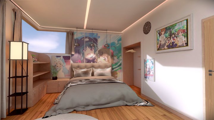 bedroom archviz 3D Model