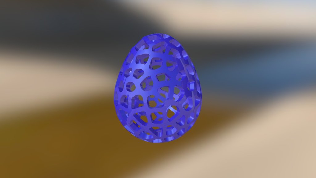 Egg voronoi - 3D model by ppsm [277b5b9] - Sketchfab