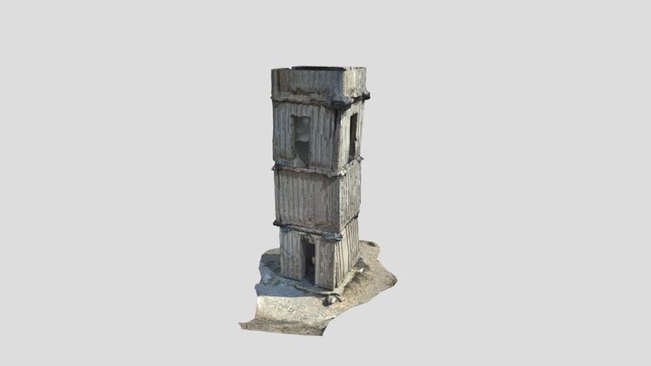 Anselm Kiefer’s concrete towers 3D Model