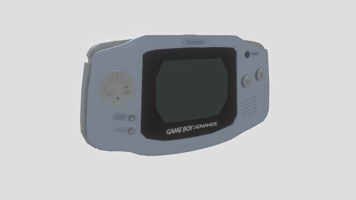 Modelling II - A2 - Game Boy Advance Model 3D Model