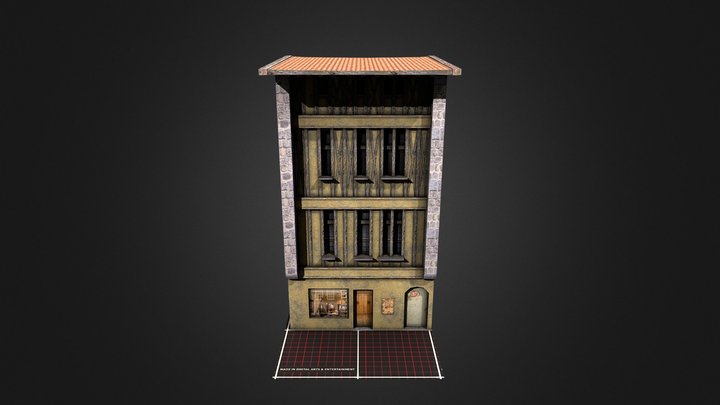 Medieval House 3D Model