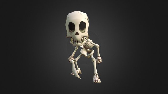 Pokkit Quest: Skel Enemy 3D Model