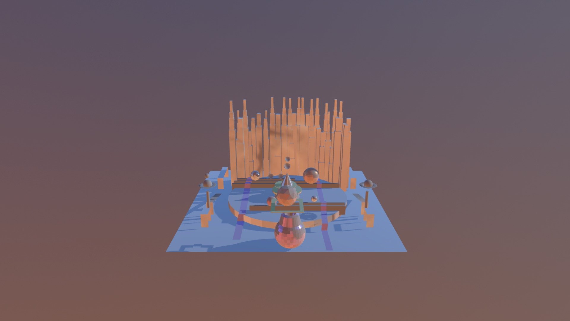 Abstract scene