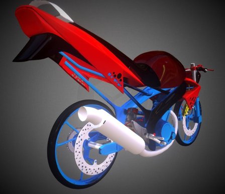 YAMAHA VIXION 3D Model