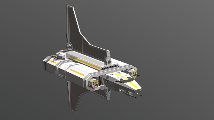 VX-4 Preserver Transport 3D Model