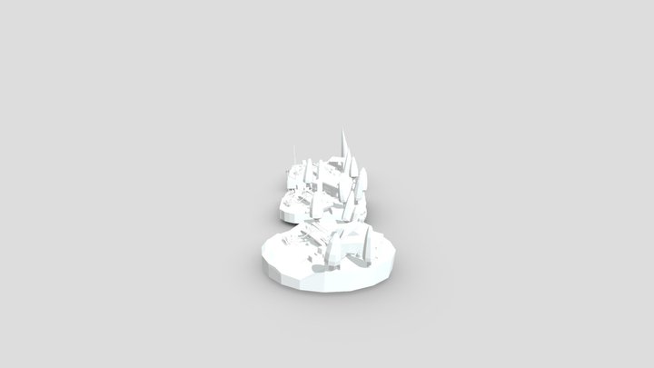 [DAE] - Forest Loner - Blockout 3D Model