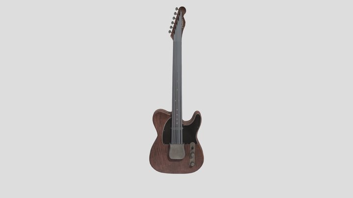 1968 Fender Rosewood Telecaster – Modèle 3D gratuit STL