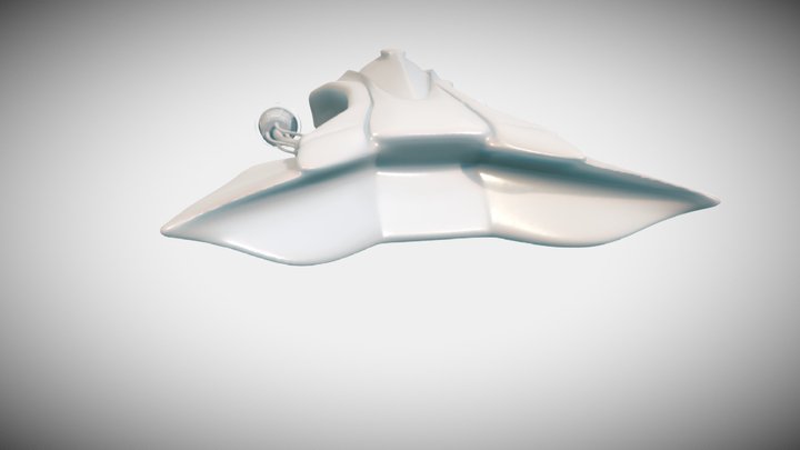 Spaceship02 3D Model