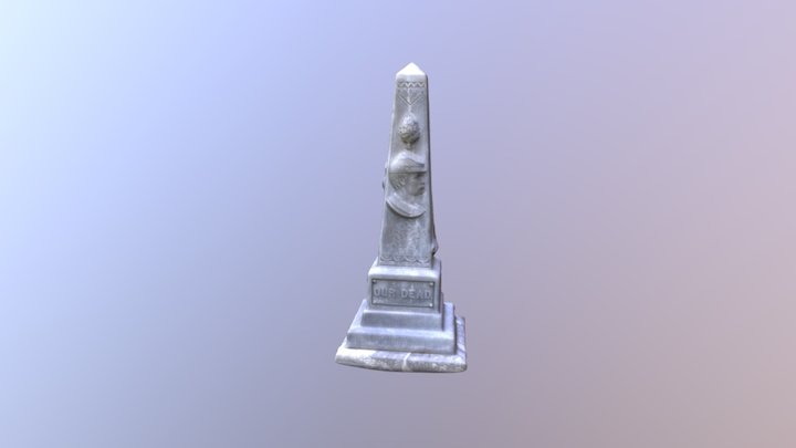 Joseph F. Lambias Marker 3D Model