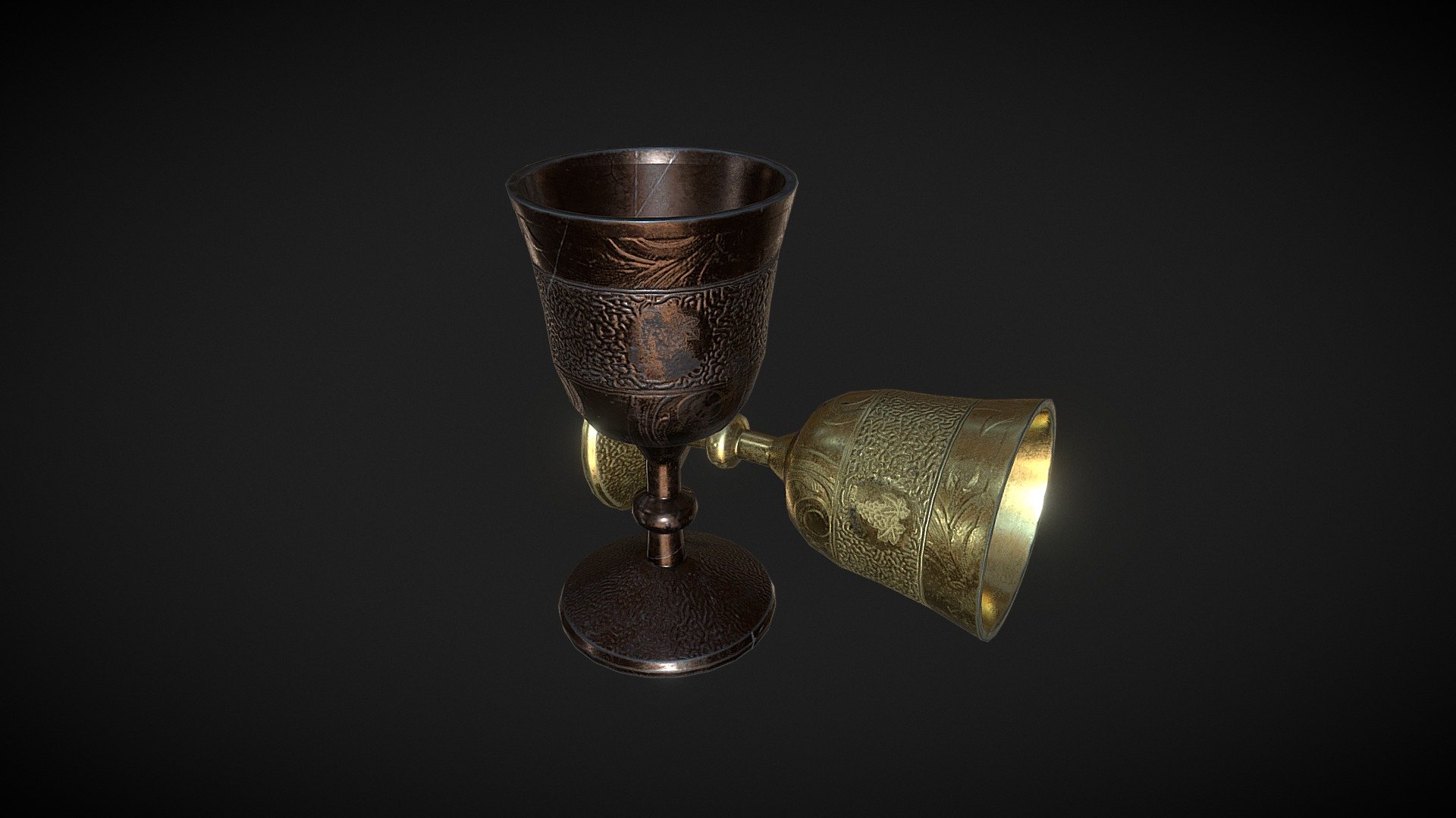 Medieval Goblet Buy Royalty Free 3D model by Emanuel (thismanuel