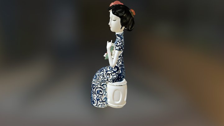 p2p3D_scan_girl 3D Model