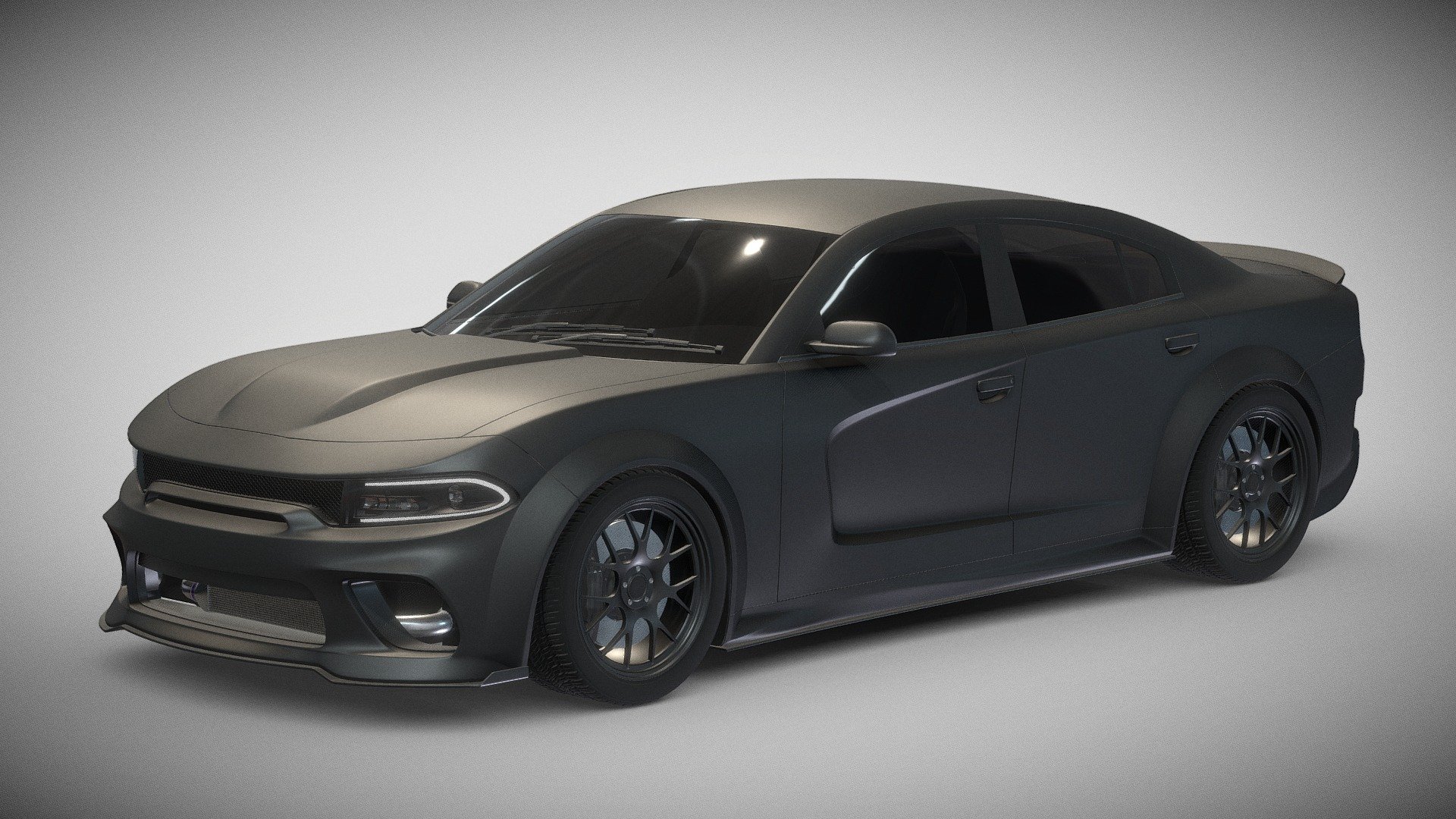 Dodge Charger Hellcat - Buy Royalty Free 3d Model By Naudaff3d [277fa87 