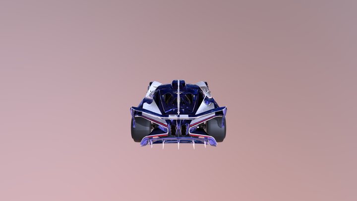 Bugatti Bolide 3D Model