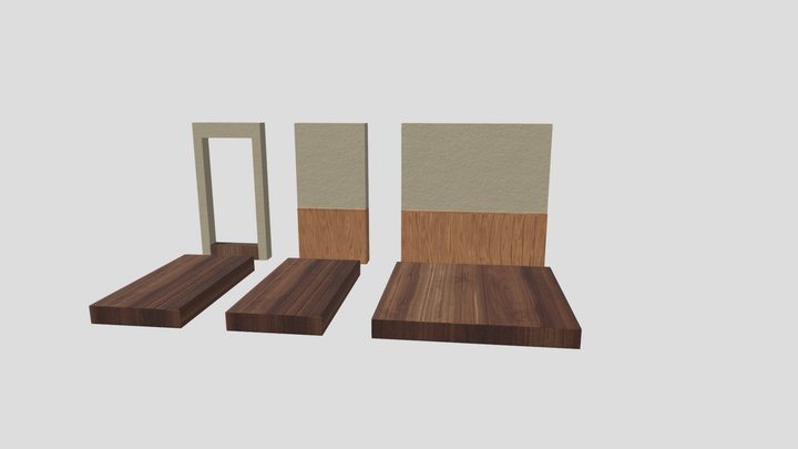 Wall/Floor Set 3D Model