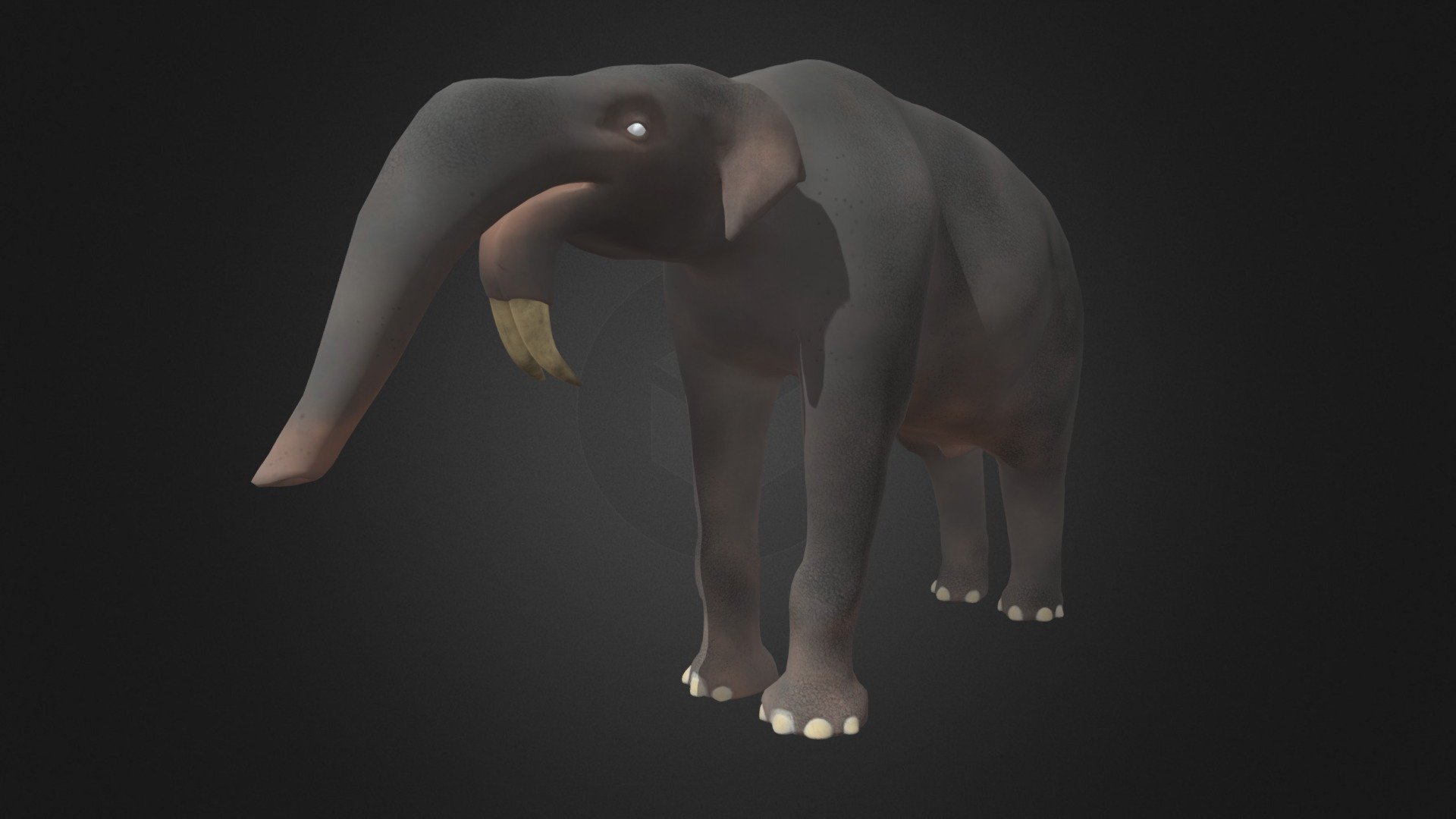 Deinotherium (white background)