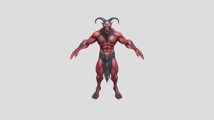 Infernal Monster 3D Model