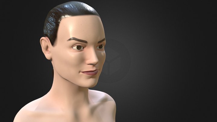 Daisy Ridley Sculpt 3D Model