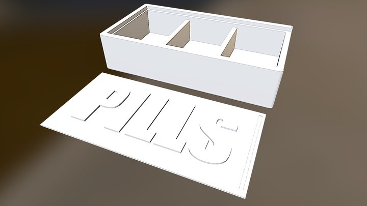 Pill Box 3D Model