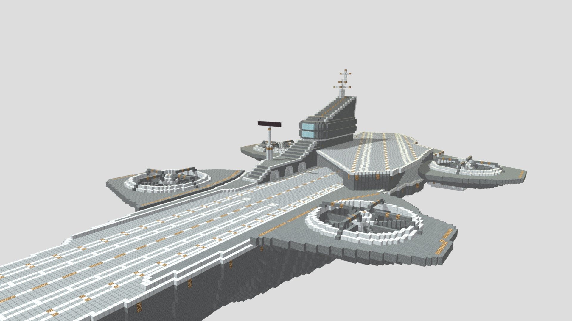 S H I E L D Helicarrier Minecraft Download Free 3d Model By Emby. black k.....