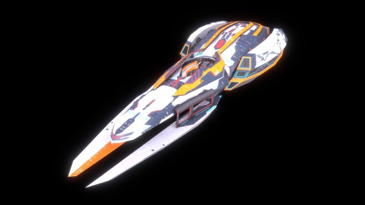 [Starship Battle] MK III - Laser 3D Model