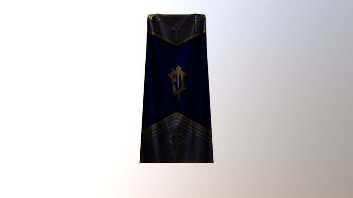 Lordaeron Third War Cloak 3D Model