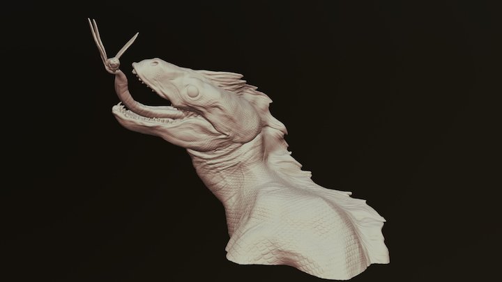 Rap Tor 3D Bust 3D Model