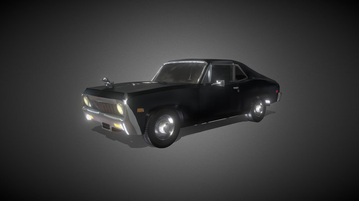 Chevrolet Nova SS - Death Proof 3D Model