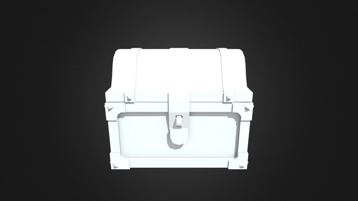 (AS1: Prop Art Patch) Low-poly Treasure Chest 3D Model