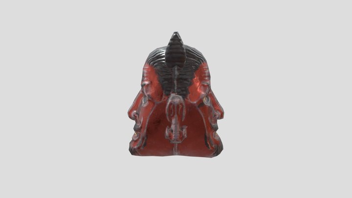 Skarbonka vintage z motywem diabła 3D Model